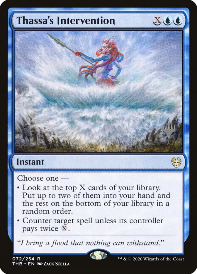 Thassa's Intervention (Promo Pack) [Theros Beyond Death Promos] MTG Single Magic: The Gathering | Red Claw Gaming