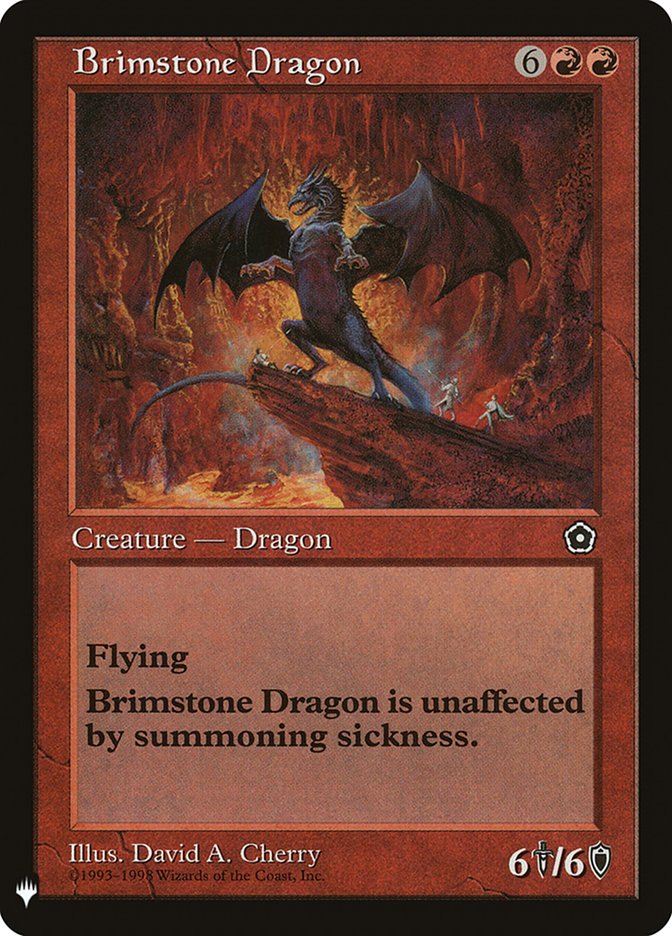 Brimstone Dragon [Mystery Booster] MTG Single Magic: The Gathering | Red Claw Gaming