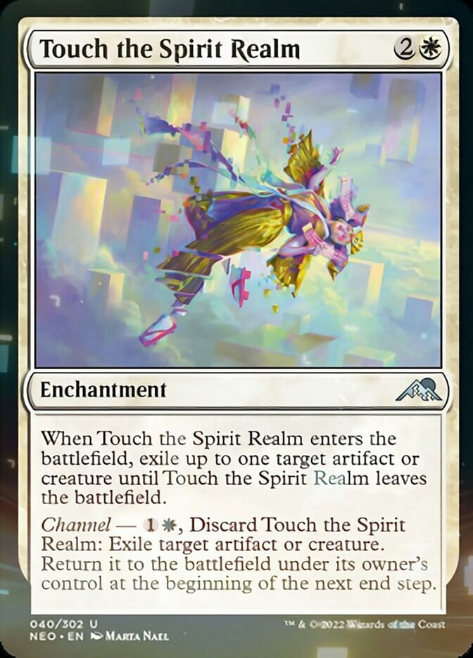 Touch the Spirit Realm [Kamigawa: Neon Dynasty] MTG Single Magic: The Gathering    | Red Claw Gaming