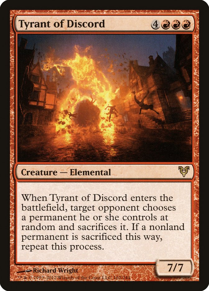 Tyrant of Discord [Avacyn Restored] MTG Single Magic: The Gathering | Red Claw Gaming