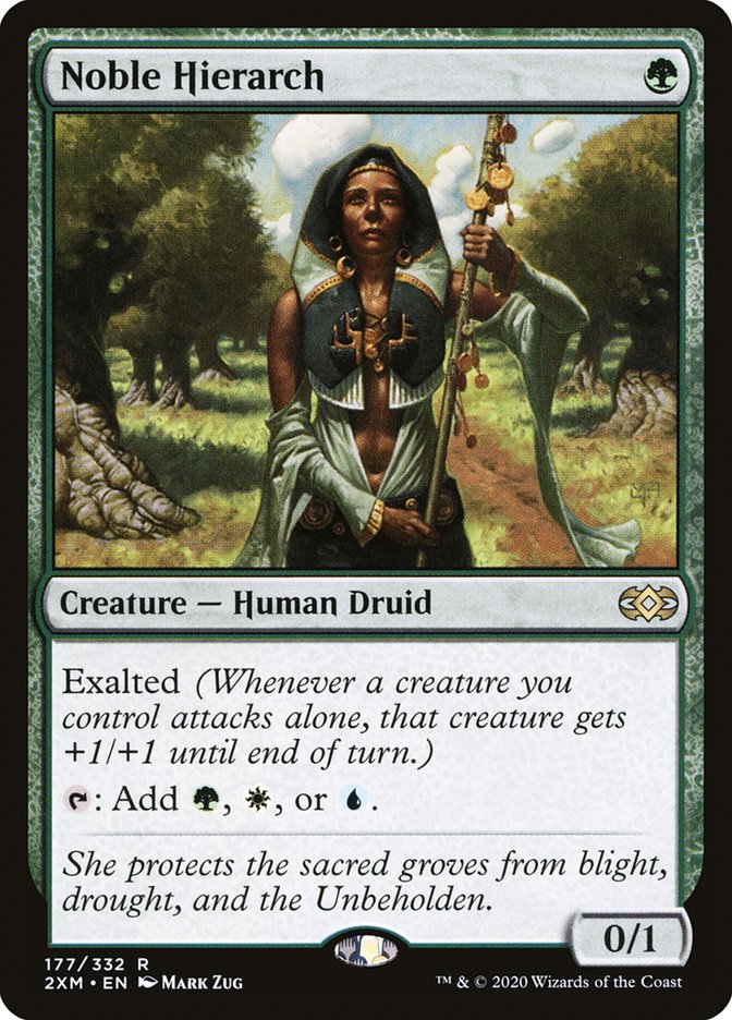 Noble Hierarch [Double Masters] MTG Single Magic: The Gathering | Red Claw Gaming