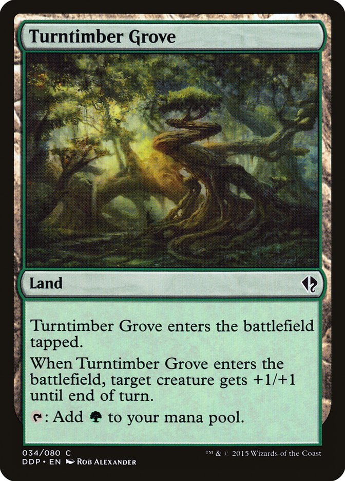 Turntimber Grove [Duel Decks: Zendikar vs. Eldrazi] MTG Single Magic: The Gathering | Red Claw Gaming