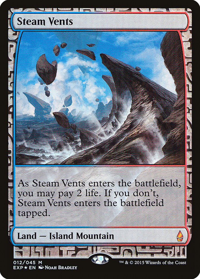 Steam Vents [Zendikar Expeditions] MTG Single Magic: The Gathering | Red Claw Gaming