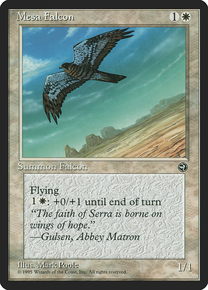 Mesa Falcon (Gulsen Flavor Text) [Homelands] MTG Single Magic: The Gathering | Red Claw Gaming