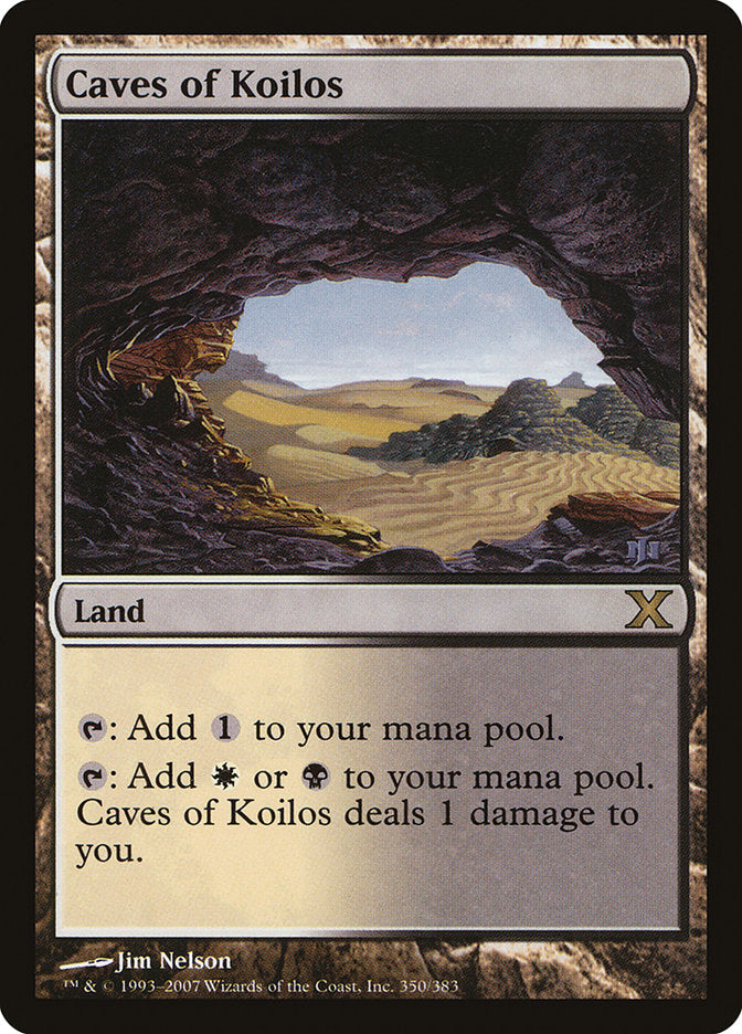 Caves of Koilos [Tenth Edition] MTG Single Magic: The Gathering | Red Claw Gaming