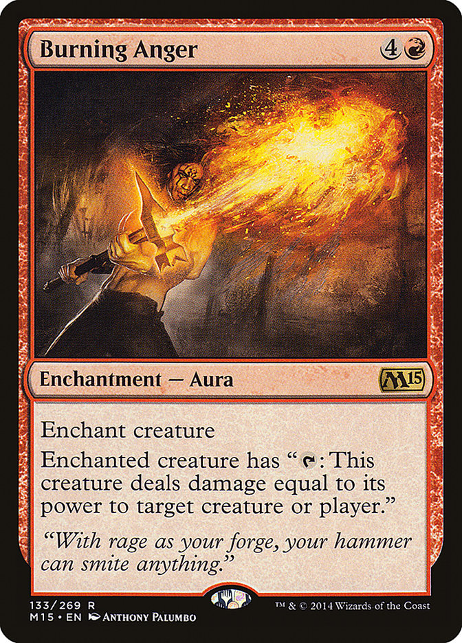 Burning Anger [Magic 2015] MTG Single Magic: The Gathering | Red Claw Gaming