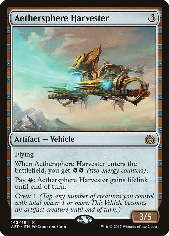 Aethersphere Harvester [Aether Revolt] MTG Single Magic: The Gathering | Red Claw Gaming