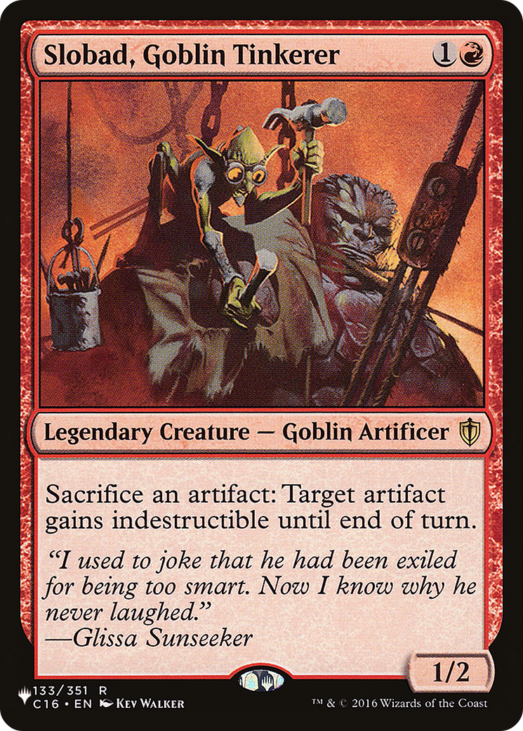 Slobad, Goblin Tinkerer [The List] MTG Single Magic: The Gathering | Red Claw Gaming
