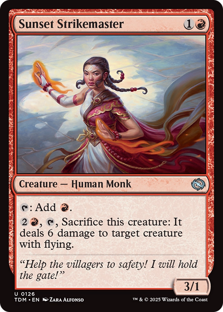 Sunset Strikemaster [Tarkir: Dragonstorm] MTG Single Magic: The Gathering | Red Claw Gaming