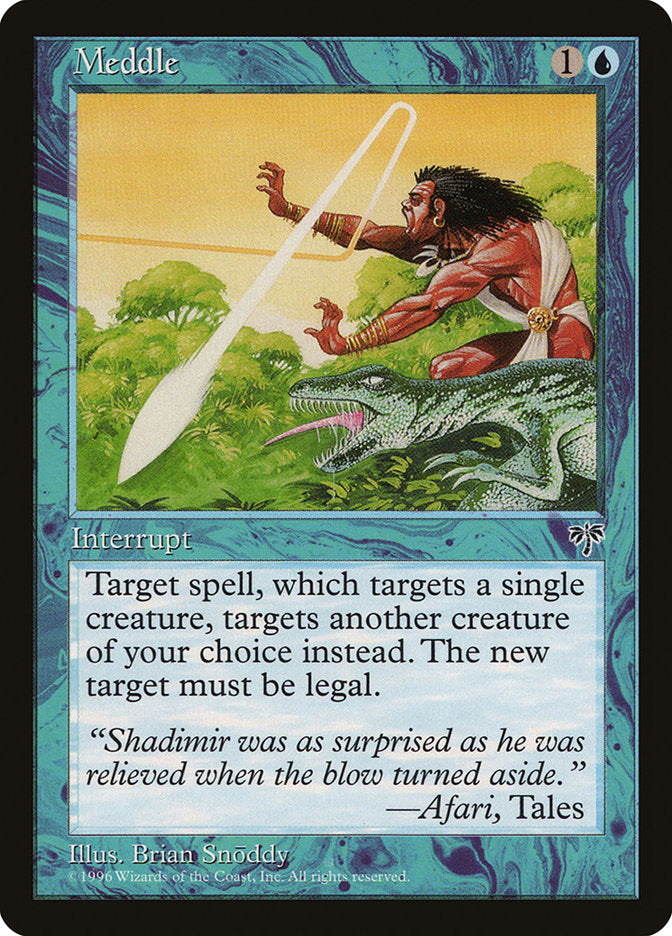 Meddle [Mirage] MTG Single Magic: The Gathering | Red Claw Gaming