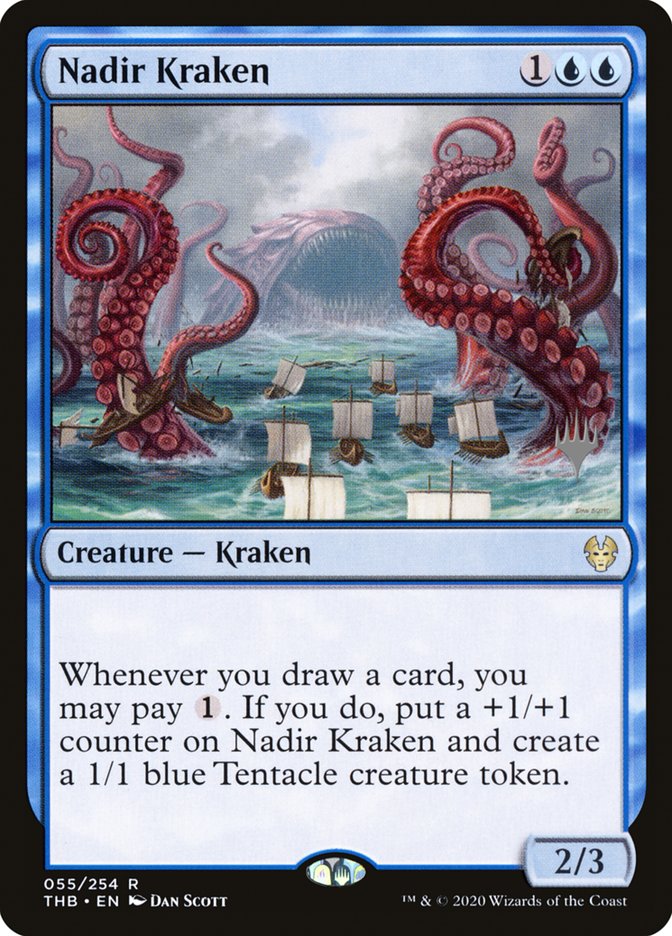 Nadir Kraken (Promo Pack) [Theros Beyond Death Promos] MTG Single Magic: The Gathering | Red Claw Gaming