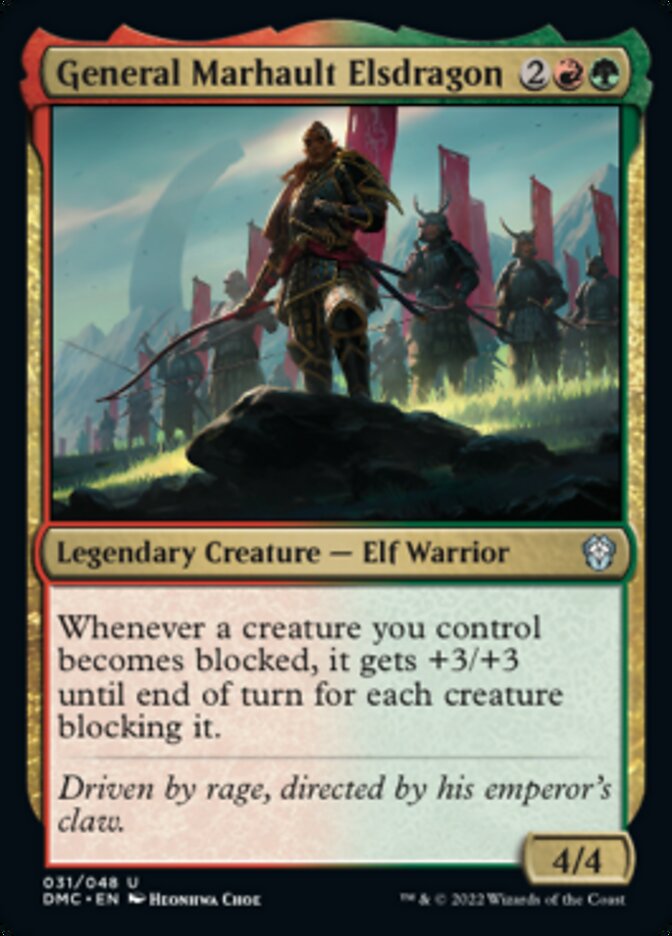 General Marhault Elsdragon [Dominaria United Commander] MTG Single Magic: The Gathering | Red Claw Gaming