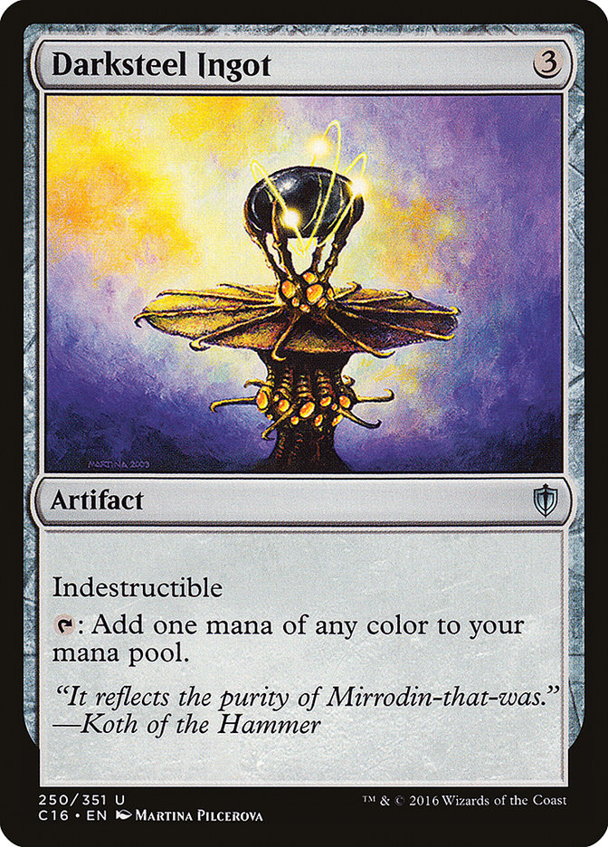 Darksteel Ingot [Commander 2016] MTG Single Magic: The Gathering | Red Claw Gaming