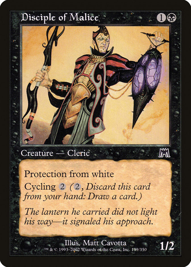 Disciple of Malice [Onslaught] MTG Single Magic: The Gathering | Red Claw Gaming