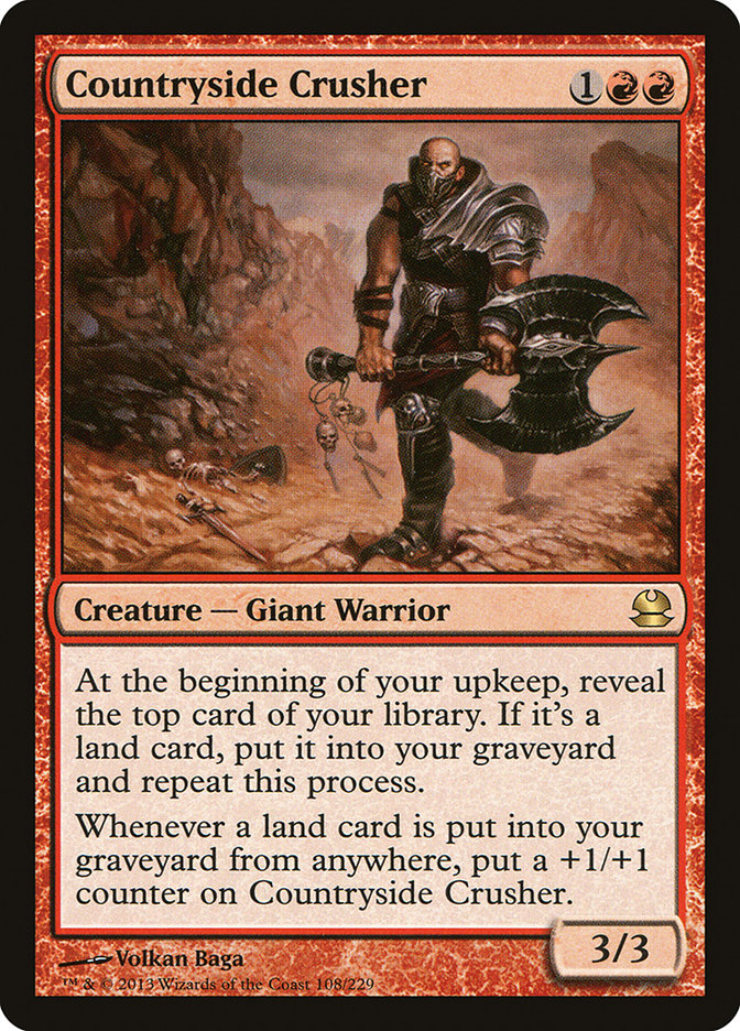 Countryside Crusher [Modern Masters] MTG Single Magic: The Gathering | Red Claw Gaming