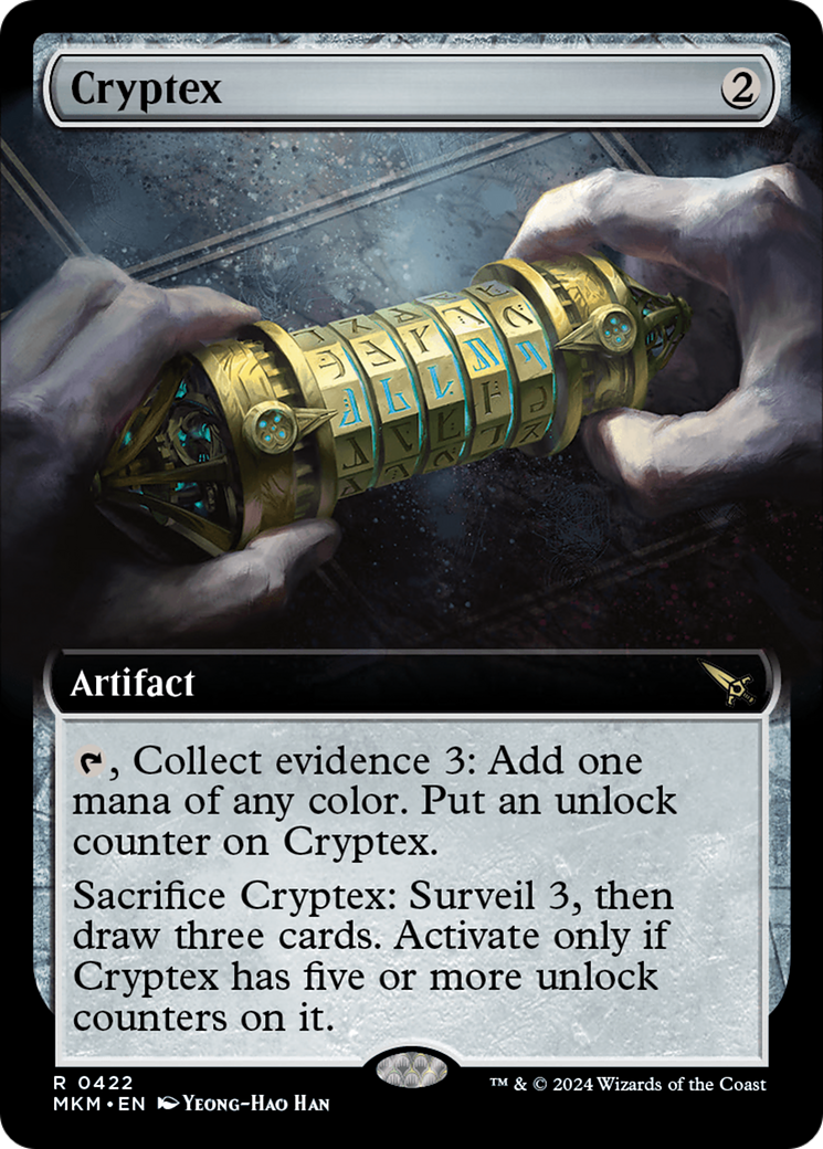 Cryptex (Extended Art) [Murders at Karlov Manor] MTG Single Magic: The Gathering    | Red Claw Gaming