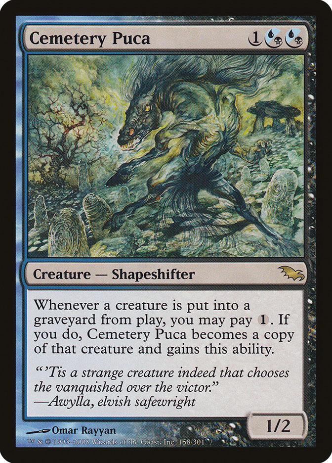 Cemetery Puca [Shadowmoor] MTG Single Magic: The Gathering | Red Claw Gaming