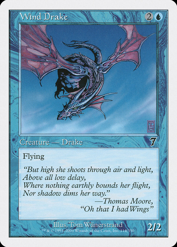 Wind Drake [Seventh Edition] MTG Single Magic: The Gathering | Red Claw Gaming