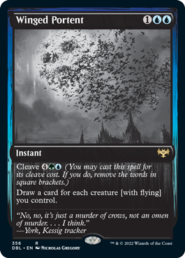 Winged Portent [Innistrad: Double Feature] MTG Single Magic: The Gathering | Red Claw Gaming