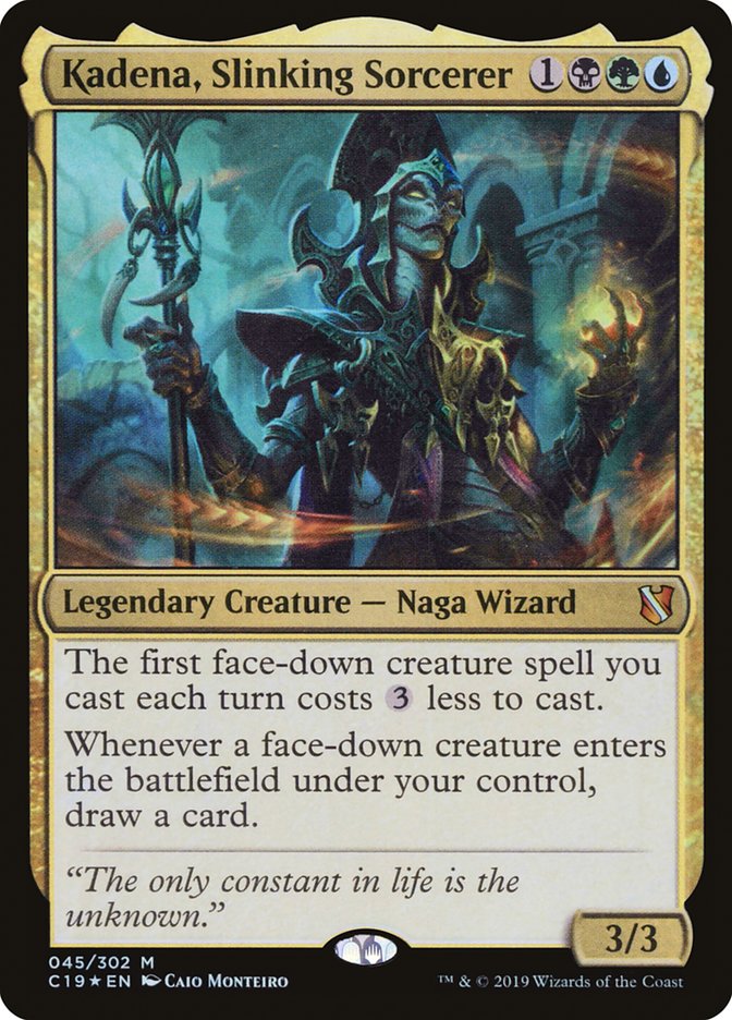 Kadena, Slinking Sorcerer [Commander 2019] MTG Single Magic: The Gathering | Red Claw Gaming