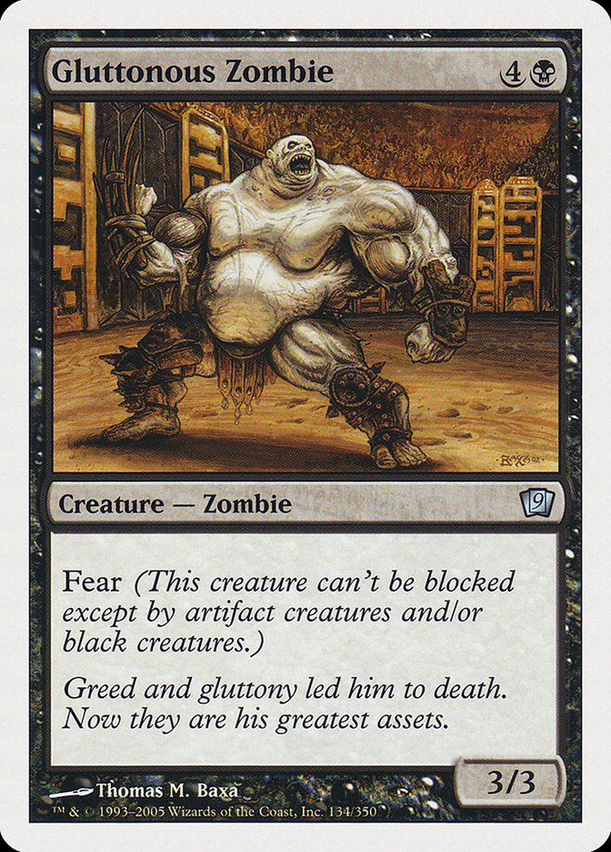 Gluttonous Zombie [Ninth Edition] MTG Single Magic: The Gathering | Red Claw Gaming