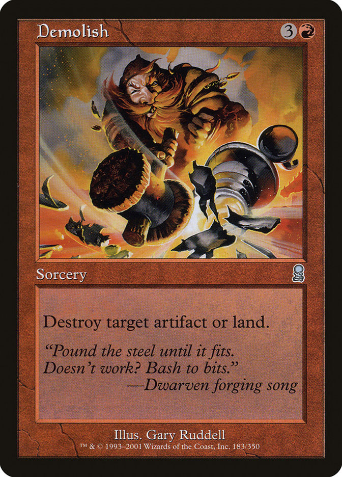 Demolish [Odyssey] MTG Single Magic: The Gathering | Red Claw Gaming