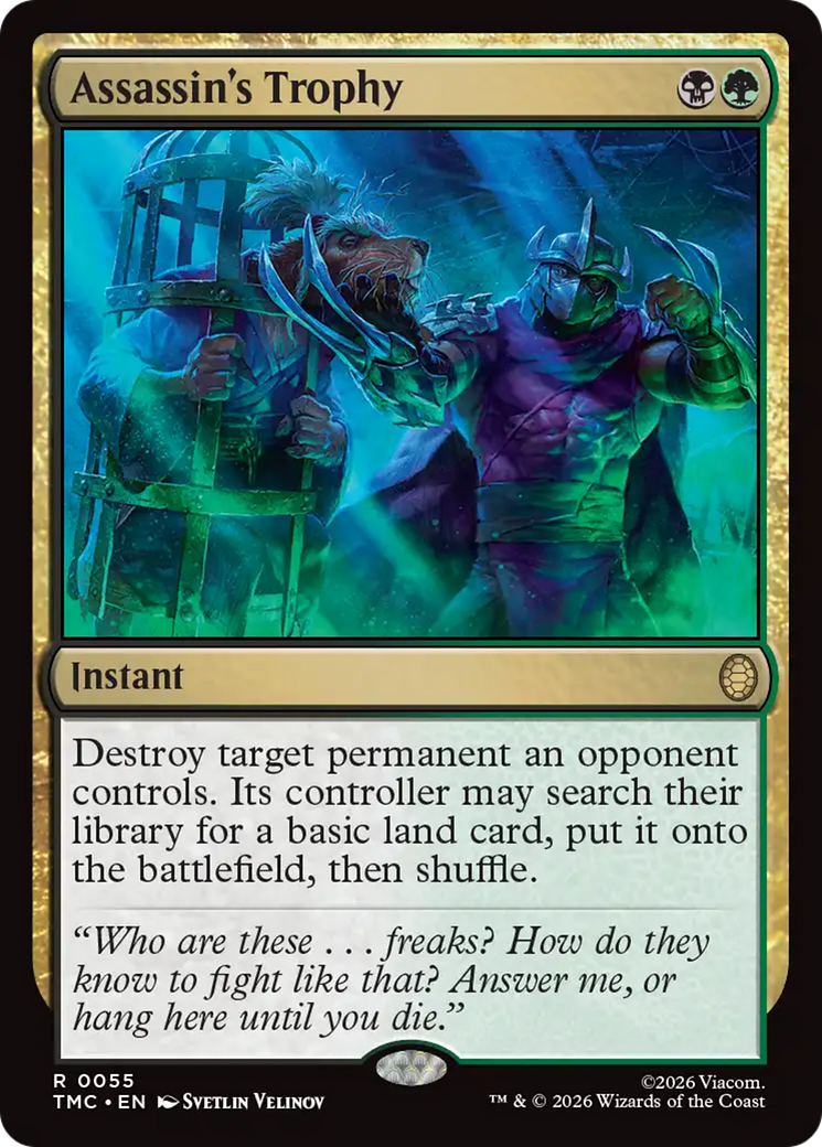 Assassin's Trophy [Teenage Mutant Ninja Turtles Commander] MTG Single Magic: The Gathering | Red Claw Gaming
