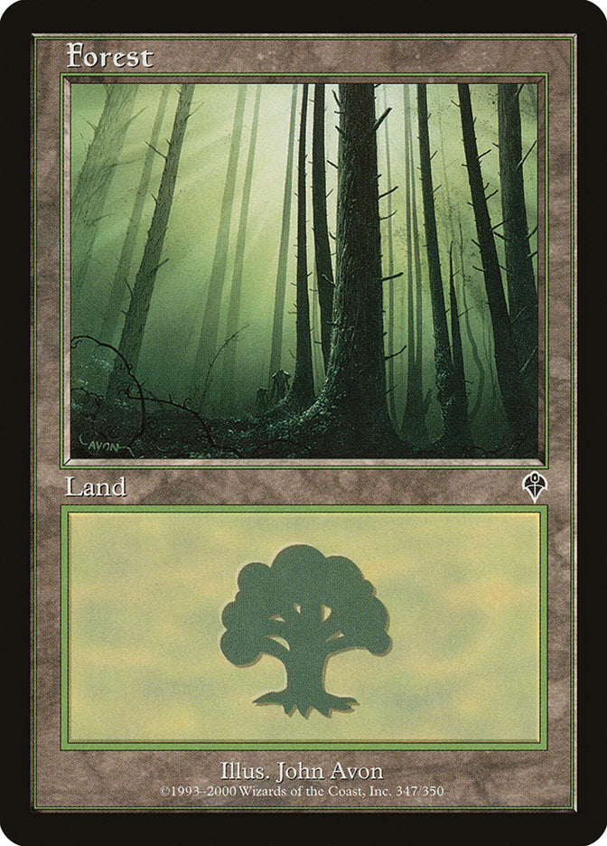 Forest (347) [Invasion] MTG Single Magic: The Gathering | Red Claw Gaming
