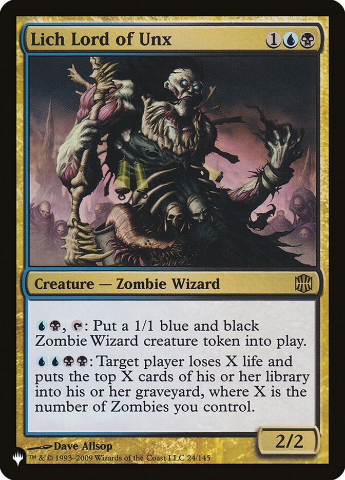 Lich Lord of Unx [The List] MTG Single Magic: The Gathering | Red Claw Gaming