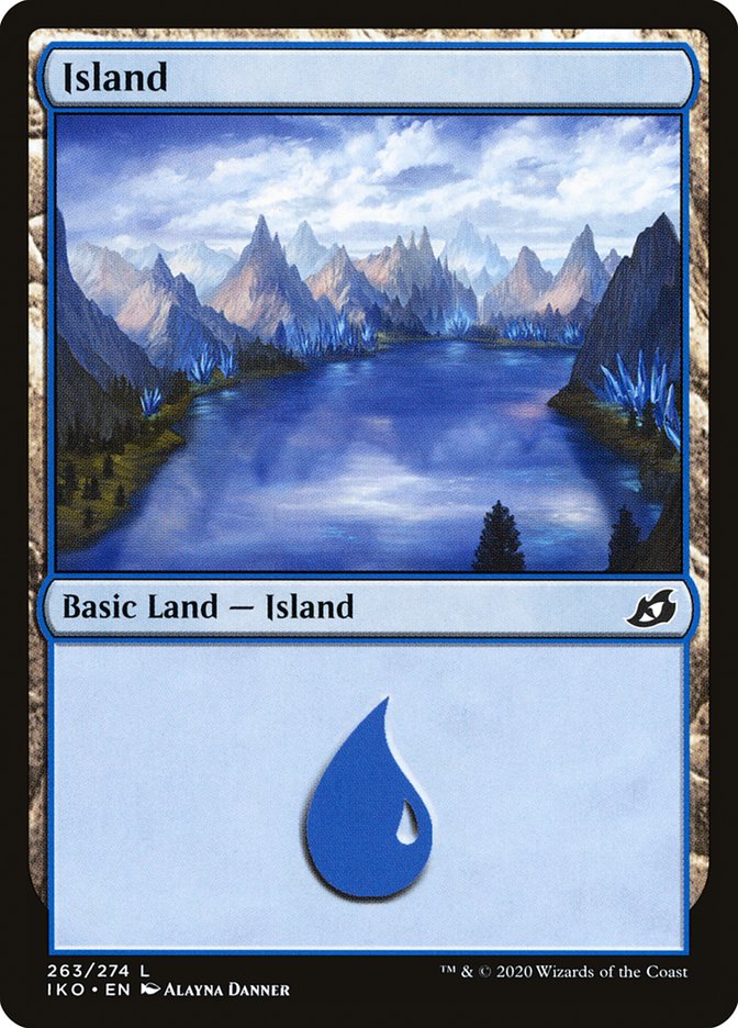 Island (263) [Ikoria: Lair of Behemoths] MTG Single Magic: The Gathering | Red Claw Gaming