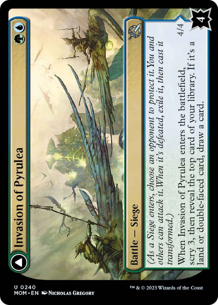 Invasion of Pyrulea // Gargantuan Slabhorn [March of the Machine] MTG Single Magic: The Gathering    | Red Claw Gaming
