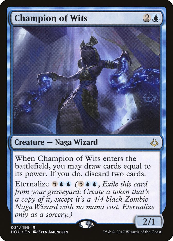 Champion of Wits [Hour of Devastation] MTG Single Magic: The Gathering | Red Claw Gaming