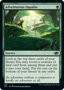 Adventurous Impulse [Jumpstart 2022] MTG Single Magic: The Gathering | Red Claw Gaming