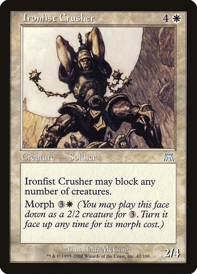 Ironfist Crusher [Onslaught] MTG Single Magic: The Gathering | Red Claw Gaming