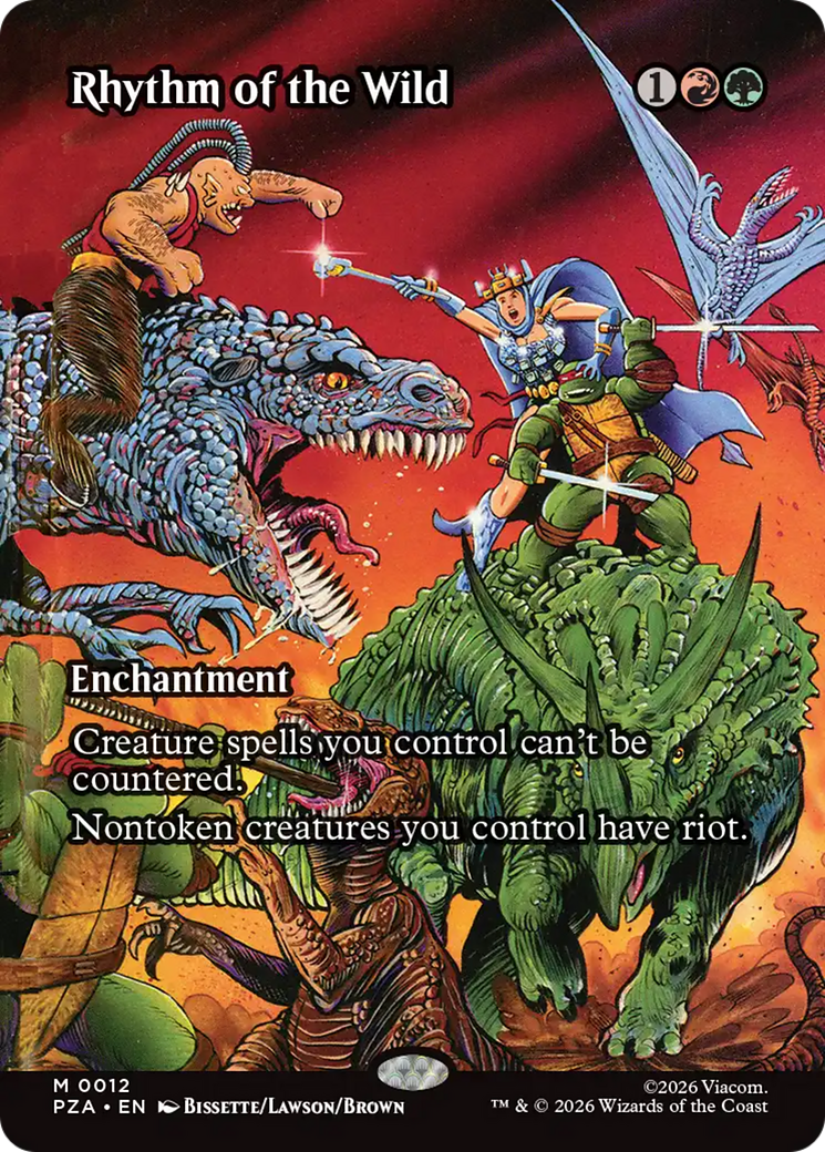 Rhythm of the Wild (Borderless) [Teenage Mutant Ninja Turtles Eternal-Legal] MTG Single Magic: The Gathering | Red Claw Gaming
