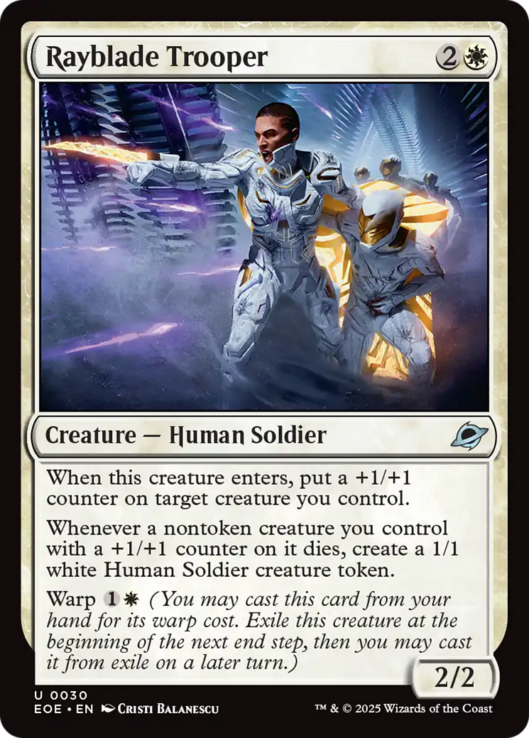 Rayblade Trooper [Edge of Eternities] MTG Single Magic: The Gathering | Red Claw Gaming