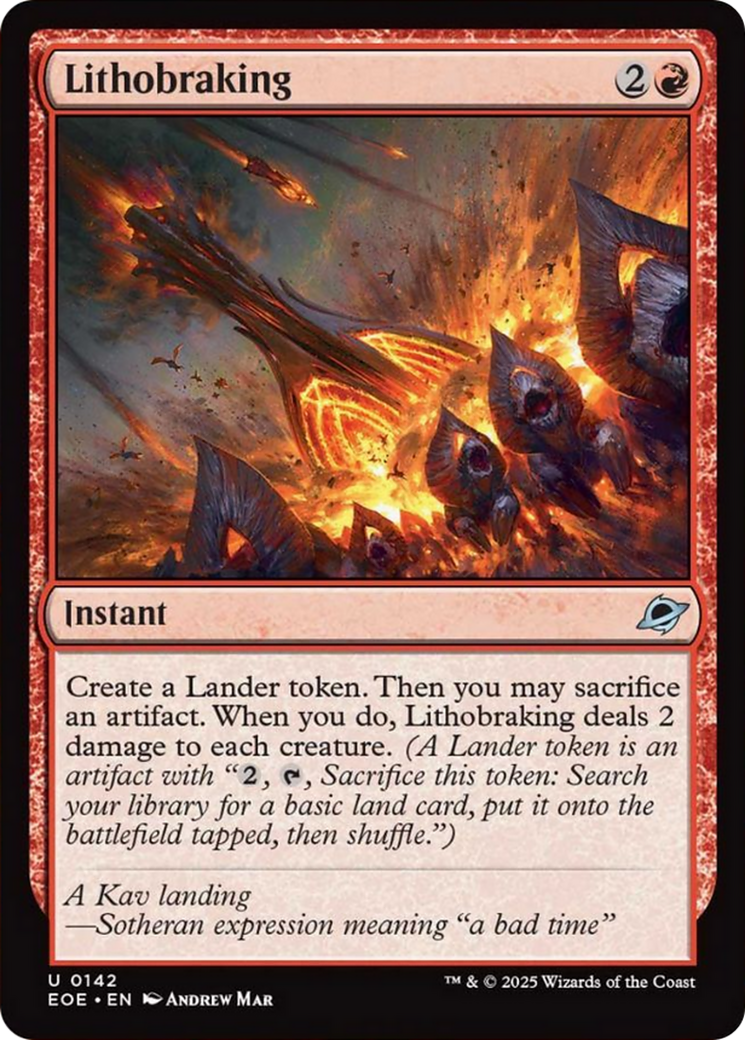 Lithobraking [Edge of Eternities] MTG Single Magic: The Gathering | Red Claw Gaming