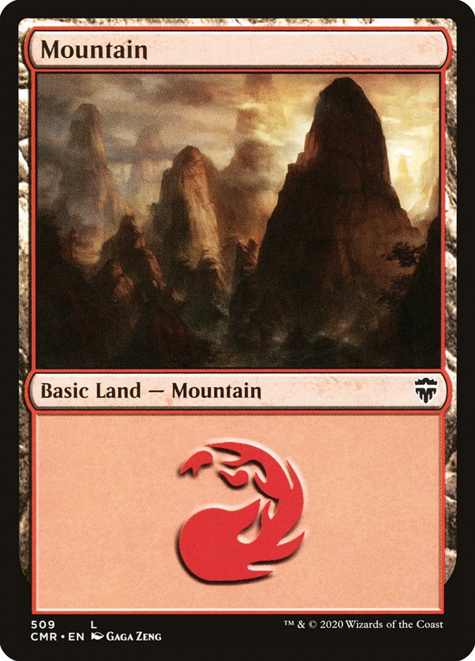 Mountain (509) [Commander Legends] MTG Single Magic: The Gathering | Red Claw Gaming