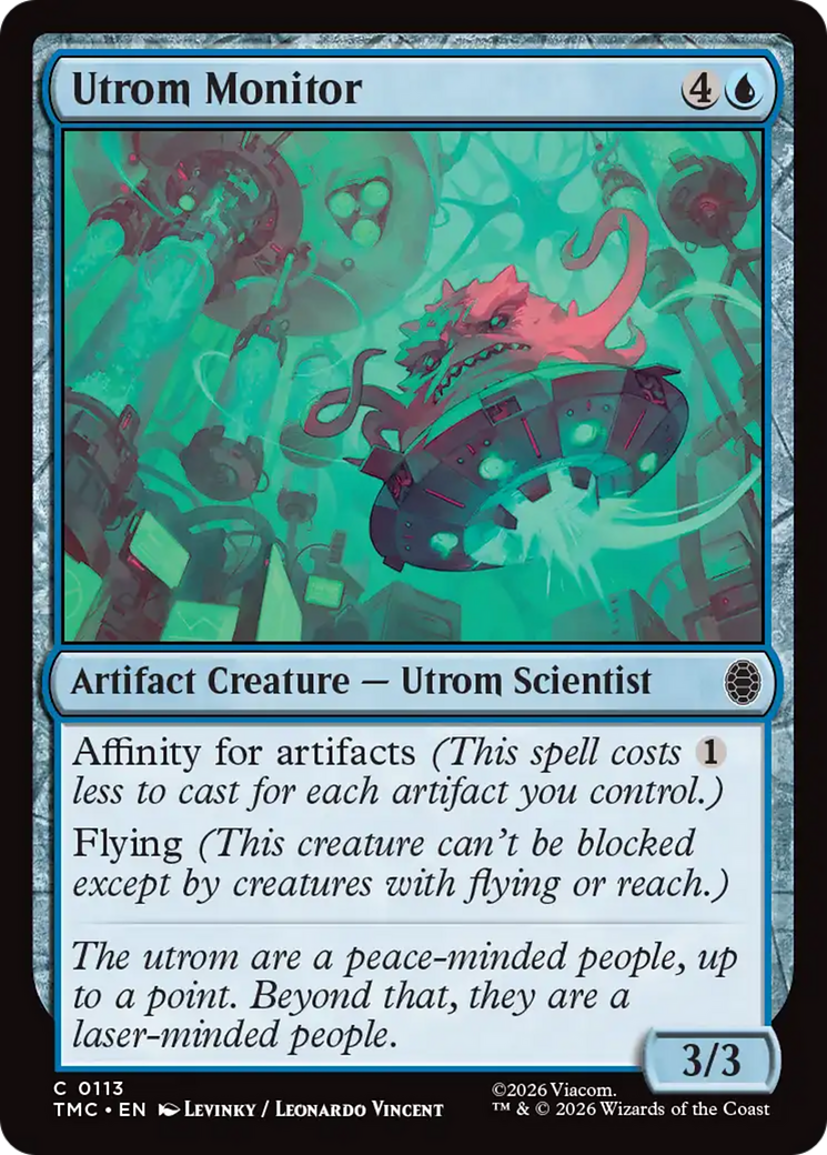 Utrom Monitor [Teenage Mutant Ninja Turtles Commander] MTG Single Magic: The Gathering | Red Claw Gaming