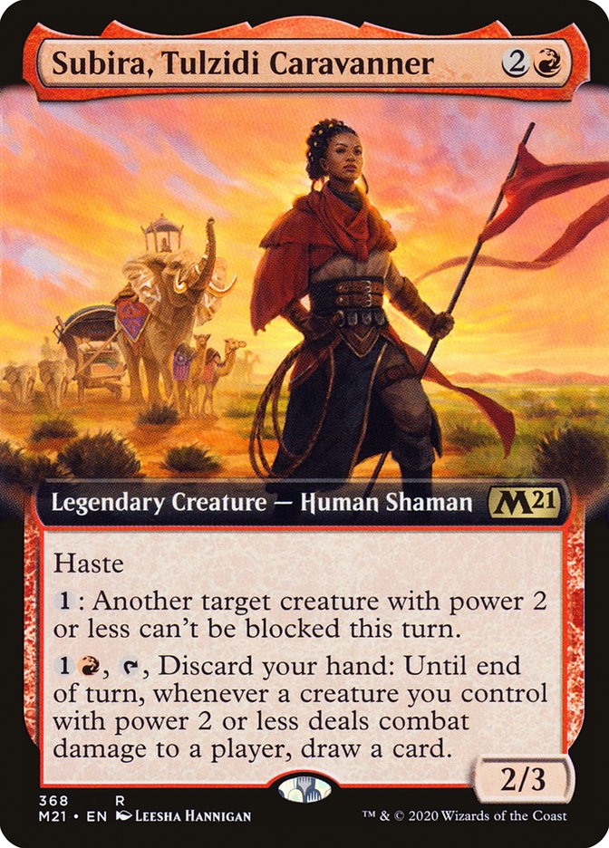 Subira, Tulzidi Caravanner (Extended Art) [Core Set 2021] MTG Single Magic: The Gathering | Red Claw Gaming