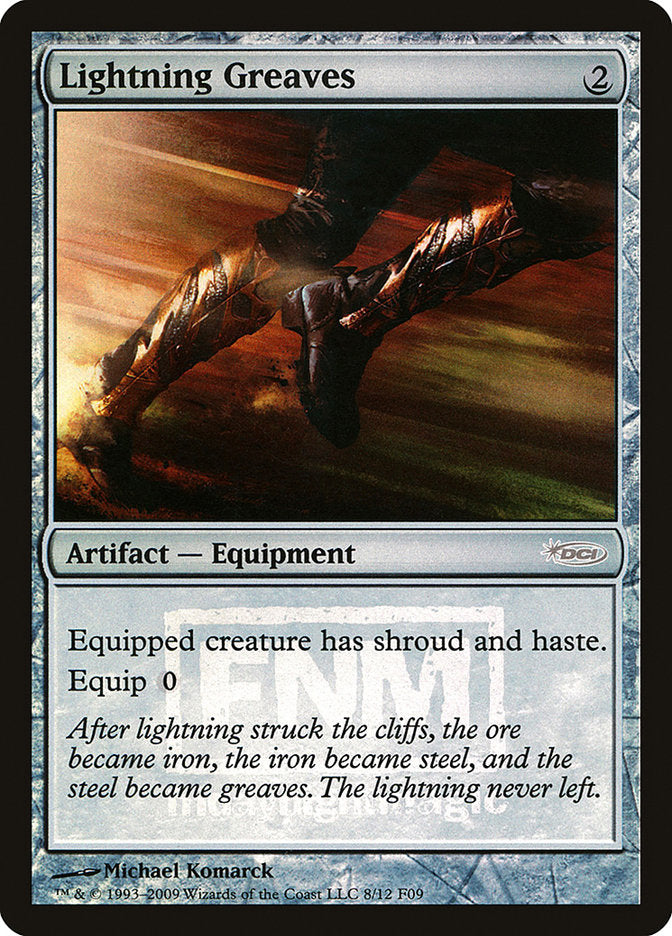 Lightning Greaves [Friday Night Magic 2009] MTG Single Magic: The Gathering | Red Claw Gaming