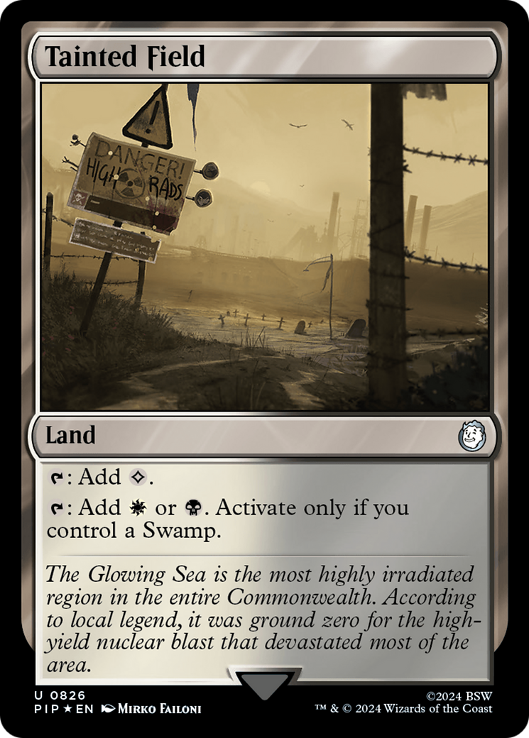 Tainted Field (Surge Foil) [Fallout] MTG Single Magic: The Gathering | Red Claw Gaming