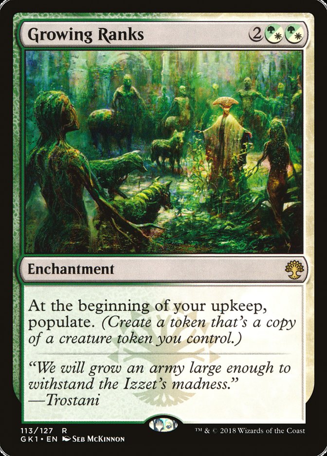 Growing Ranks [Guilds of Ravnica Guild Kit] MTG Single Magic: The Gathering | Red Claw Gaming