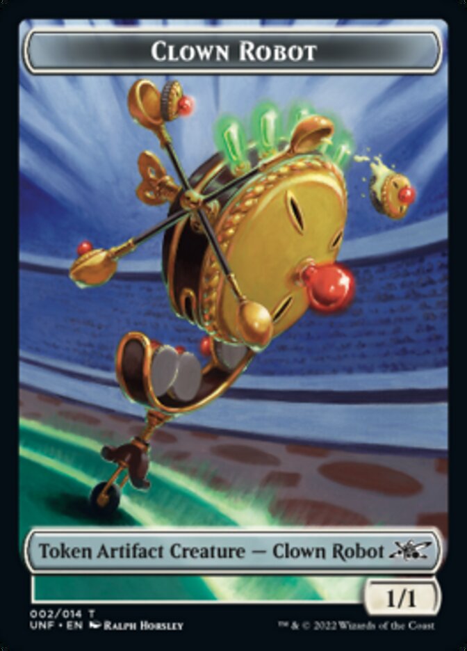 Clown Robot (002) Token [Unfinity Tokens] MTG Single Magic: The Gathering | Red Claw Gaming