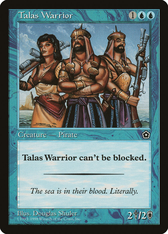 Talas Warrior [Portal Second Age] MTG Single Magic: The Gathering | Red Claw Gaming
