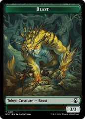 Beast (0015) // Insect (0025) Double-Sided Token [Modern Horizons 3 Commander Tokens] MTG Single Magic: The Gathering | Red Claw Gaming