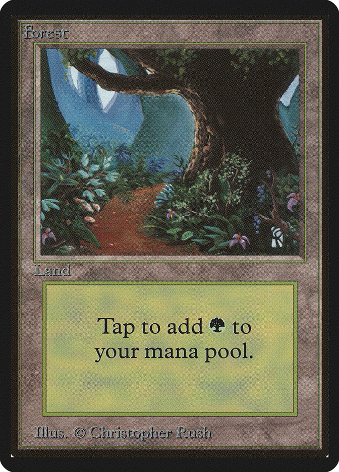 Forest (301) [Beta Edition] MTG Single Magic: The Gathering | Red Claw Gaming