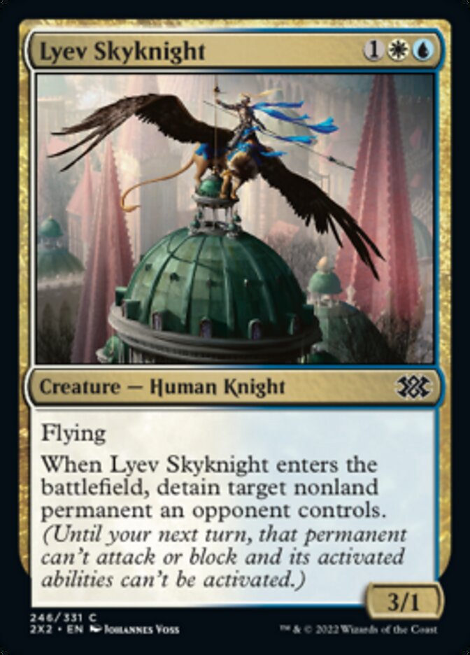 Lyev Skyknight [Double Masters 2022] MTG Single Magic: The Gathering    | Red Claw Gaming