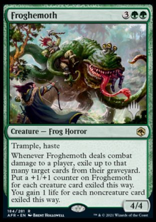 Froghemoth (Promo Pack) [Dungeons & Dragons: Adventures in the Forgotten Realms Promos] MTG Single Magic: The Gathering | Red Claw Gaming