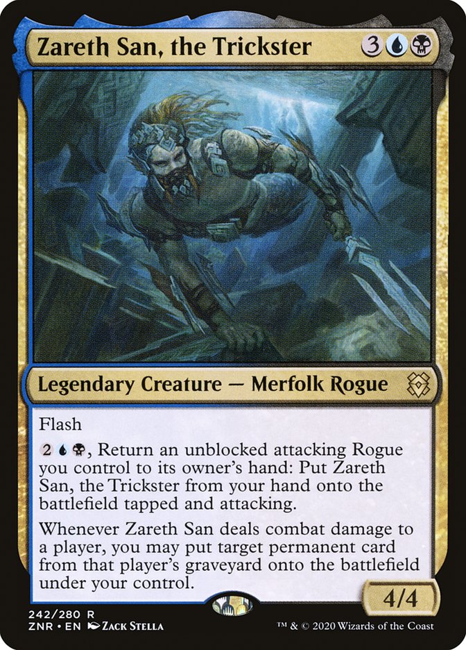 Zareth San, the Trickster [Zendikar Rising] MTG Single Magic: The Gathering | Red Claw Gaming